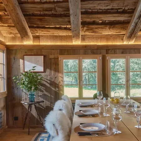 Gstaad Mountain With Outdoor فيلة Gsteig