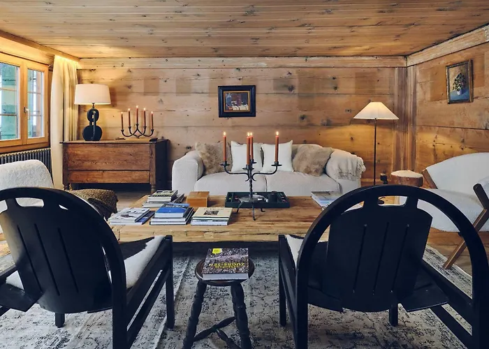 Gstaad Mountain With Outdoor Willa *