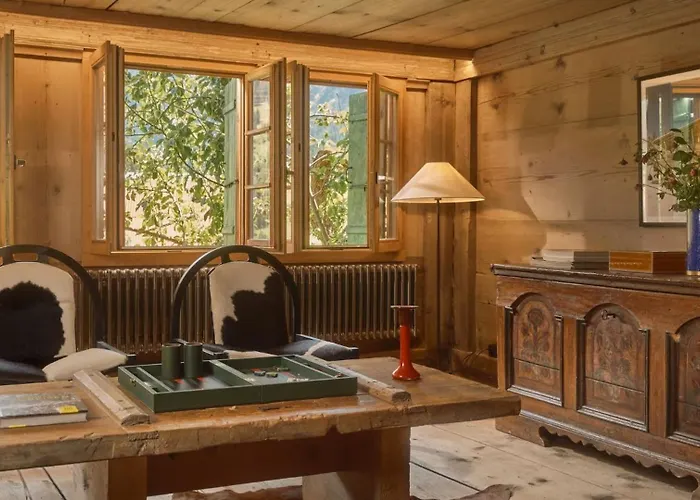 Gstaad Mountain With Outdoor Villa *