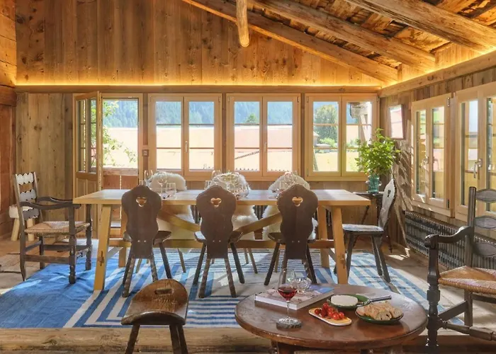 Gstaad Mountain With Outdoor Villa Gsteig