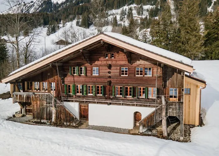 וילה Gstaad Mountain With Outdoor