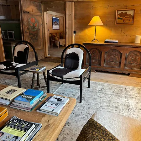 Gstaad Mountain With Outdoor 别墅