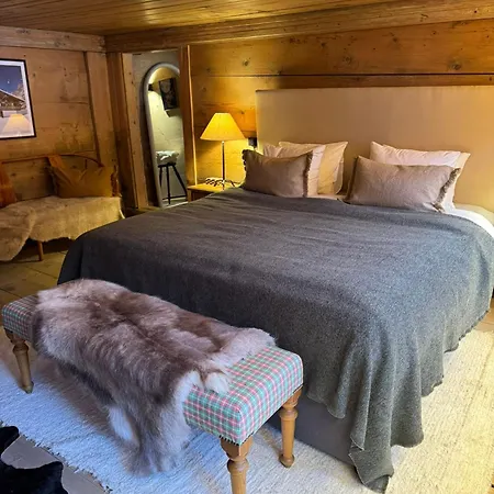 别墅 Gstaad Mountain With Outdoor